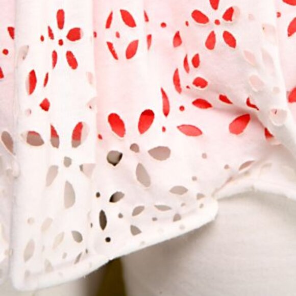 Rare Free People Luau Eyelet Top in White ASO Gabriella Montez - Picture 4 of 10